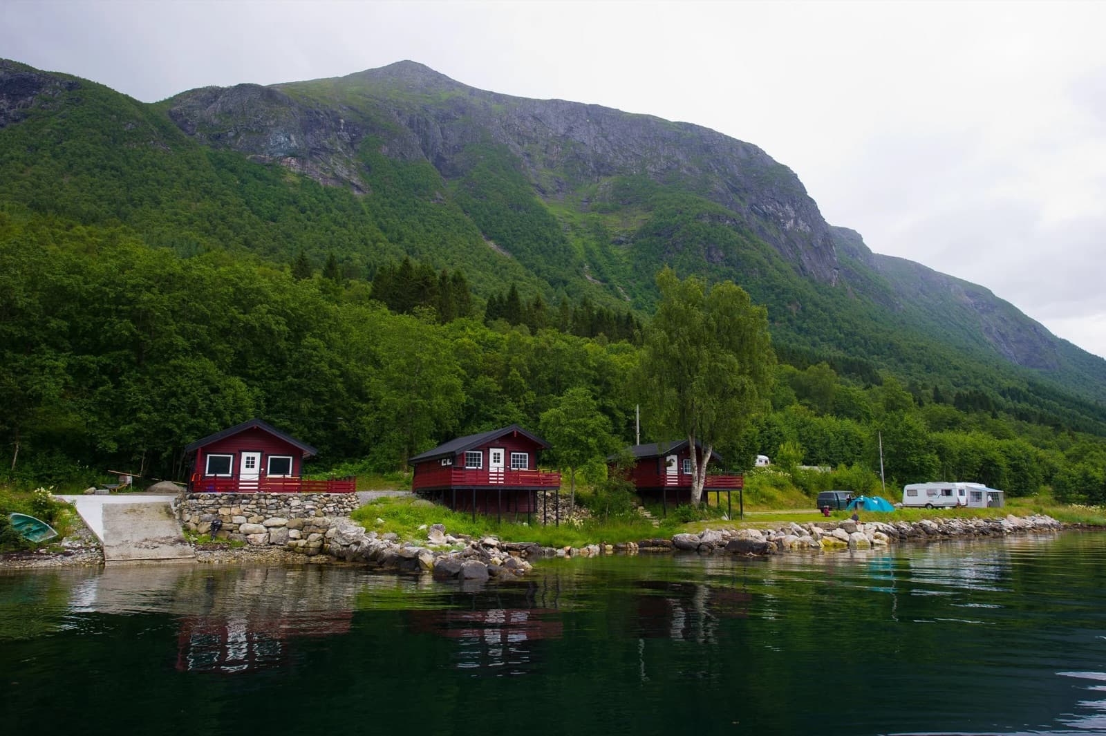 Fagervik Camping, Vikebukt, Fjord Norway