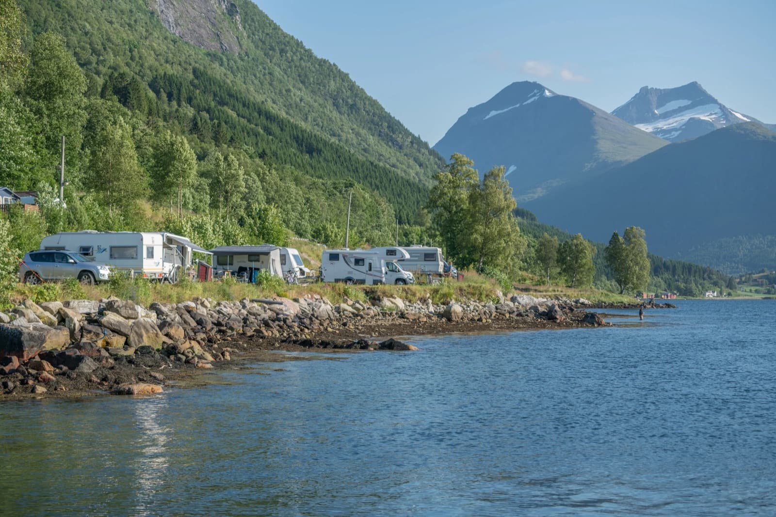 Fagervik Camping, Vikebukt, Fjord Norway